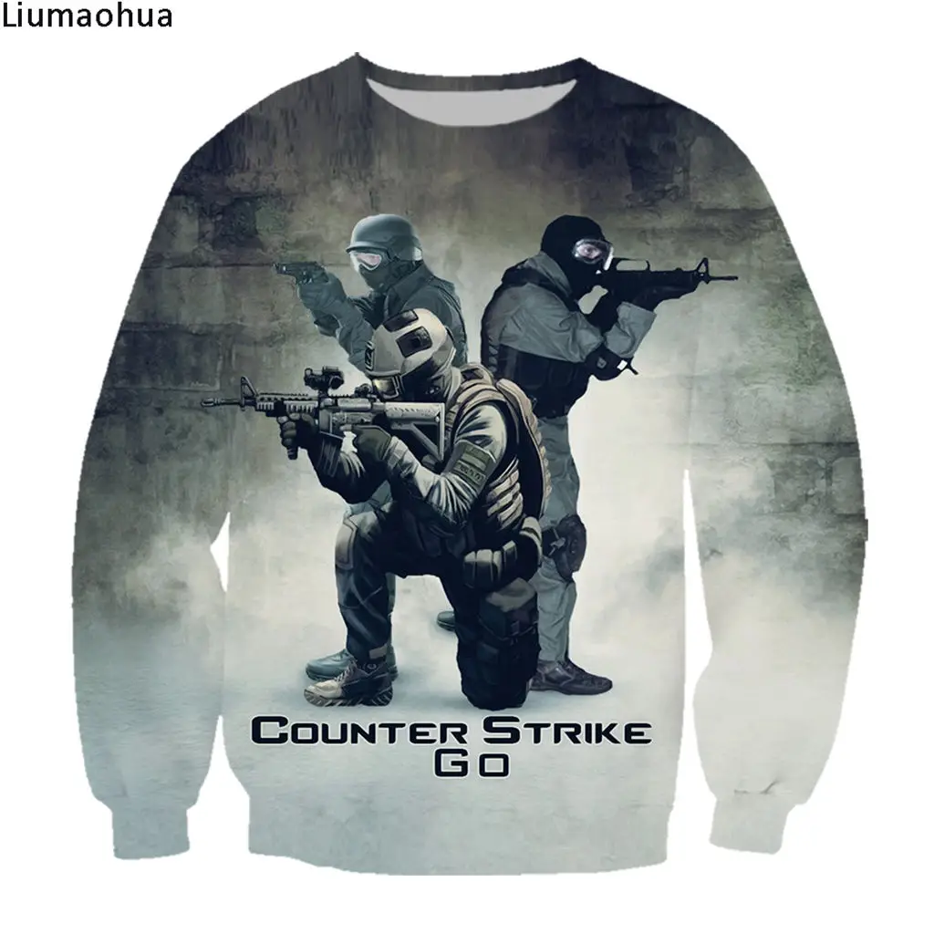 Liumaohua Counter Strike Global Offensive CS GO T Shirt Men/Women 3D Print T Shirt/Sweatshirt/Hoodies Casual Streetwear tops
Liumaohua Counter Strike Global Offensive CS GO T Shirt Men/Women 3D Print T Shirt/Sweatshirt/Hoodies Casual Streetwear tops