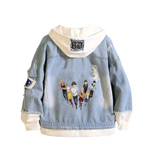 Anime Hakata Tonkotsu Ramens Coat Teens cowboy Cosplay Jacket Men Women Casual Denim Hooded Loose coat Cartoon Hooded
Anime Hakata Tonkotsu Ramens Coat Teens cowboy Cosplay Jacket Men Women Casual Denim Hooded Loose coat Cartoon Hooded