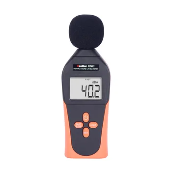 824C RuoShui Digital Sound Level Meter Noise Meter DB Meter Decibel Measurement 30-130DB Sound Meter Noise Tester
824C RuoShui Digital Sound Level Meter Noise Meter DB Meter Decibel Measurement 30-130DB Sound Meter Noise Tester