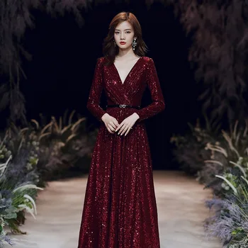 Vestido Cocktail End Atmosphere Banquet Evening Dress Female 2020 New High-end Texture Temperament Host Year President's Toast
Vestido Cocktail End Atmosphere Banquet Evening Dress Female 2020 New High-end Texture Temperament Host Year President's Toast