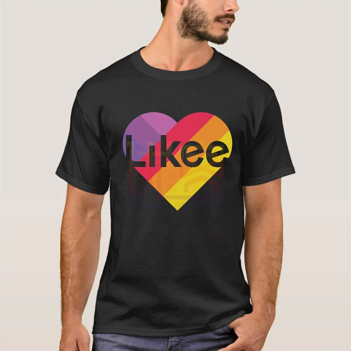New Likee App Heart T-Shirt Clothes Popular T-Shirt Crewneck Cotton Tees Amazing Short Sleeve Unique For Men Tops
New Likee App Heart T-Shirt Clothes Popular T-Shirt Crewneck Cotton Tees Amazing Short Sleeve Unique For Men Tops