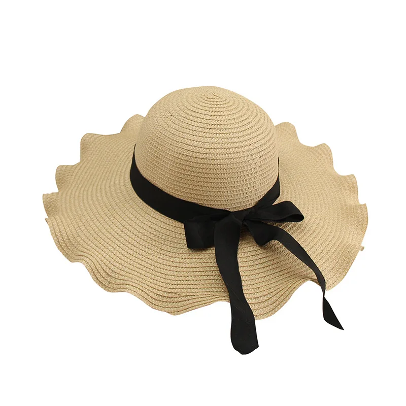 2020 New Wave Designer Women's Summer Bowknot Wide Brim Raffia Straw Hat with Ribbon Tie Foldable Big Floppy Sun Hats for Women
2020 New Wave Designer Women's Summer Bowknot Wide Brim Raffia Straw Hat with Ribbon Tie Foldable Big Floppy Sun Hats for Women