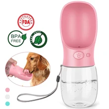 Haustier Hund Wasser Flasche Hund Leckage-beweis Trinken wasser feeder für Outdoor Hunde Reise Wasser Flasche Hunde Wasser Schüssel pet Liefert(China)