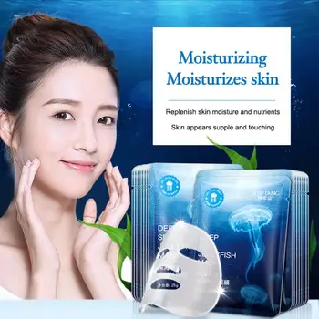 10Pcs Deep-sea Jellyfish Mask Seaweed Fucus Extract Mask Sodium Hyaluronate Moisturizing Mask Nourishment Skin Care makeup
10Pcs Deep-sea Jellyfish Mask Seaweed Fucus Extract Mask Sodium Hyaluronate Moisturizing Mask Nourishment Skin Care makeup