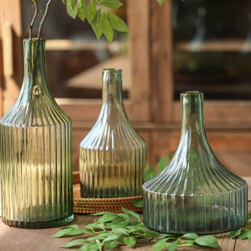 Creative hydroponic green glass vase desktop Art Large Vases Scandinavian Home Decoration Flower arrangement Flower Vase
Creative hydroponic green glass vase desktop Art Large Vases Scandinavian Home Decoration Flower arrangement Flower Vase