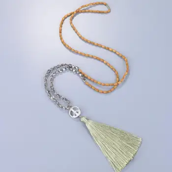 KELITCH Bohemian Female Girls Collar Handmade Statement Long Tassel Crystal Beads Charm Pendant Necklace Women Prayer Jewelry
KELITCH Bohemian Female Girls Collar Handmade Statement Long Tassel Crystal Beads Charm Pendant Necklace Women Prayer Jewelry