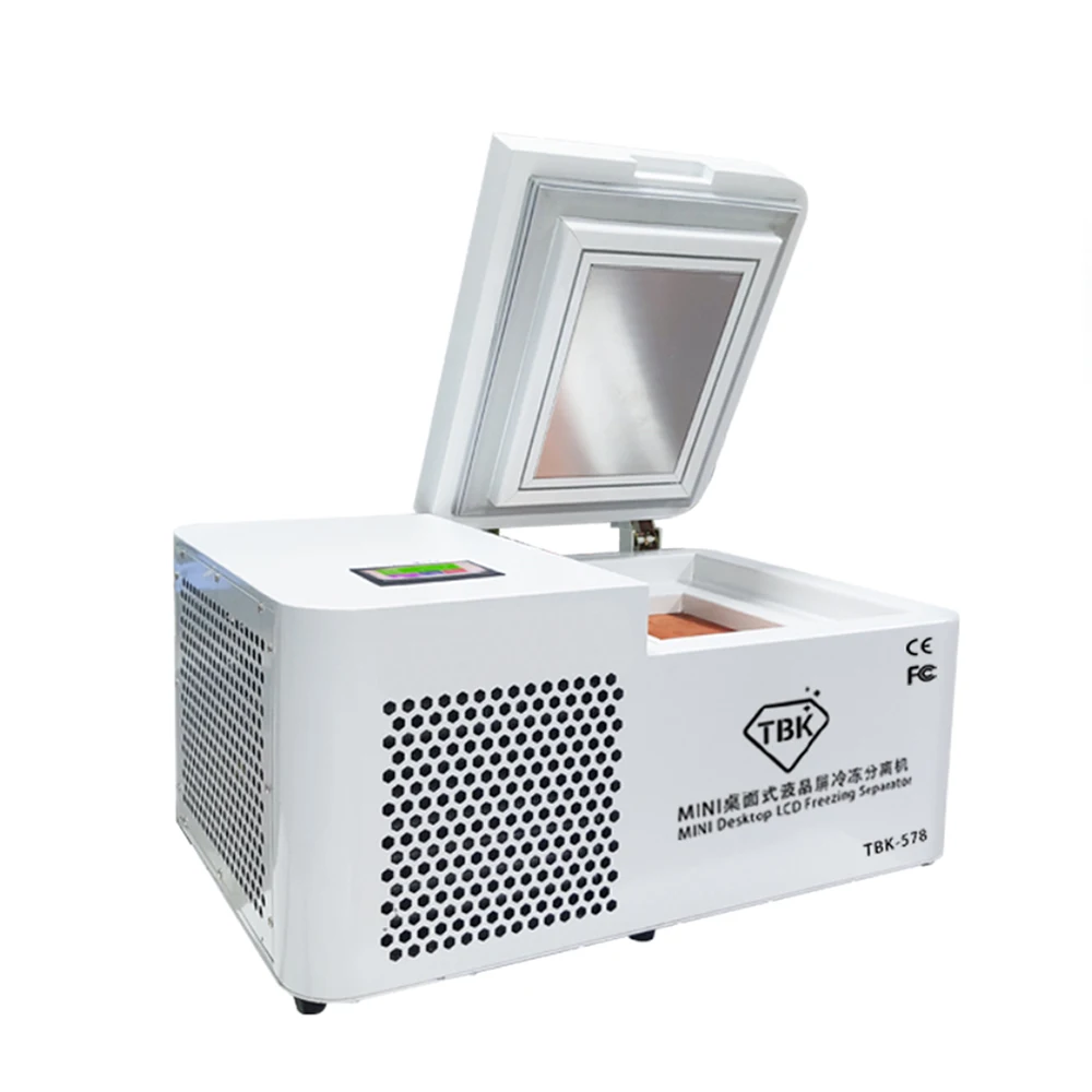 Mini Freezing Separator Curved Screen Dismantling Machine Mobile Phone Flat LCD Low Temperature Freezing Screen Pressing TBK 578
Mini Freezing Separator Curved Screen Dismantling Machine Mobile Phone Flat LCD Low Temperature Freezing Screen Pressing TBK 578