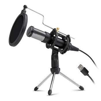 Condenser Microphone Studio Mic With Folding Stand Tripod Filter Mesh USB Recording Mic For Computer PC Laptop Mac PS4 Game
Condenser Microphone Studio Mic With Folding Stand Tripod Filter Mesh USB Recording Mic For Computer PC Laptop Mac PS4 Game