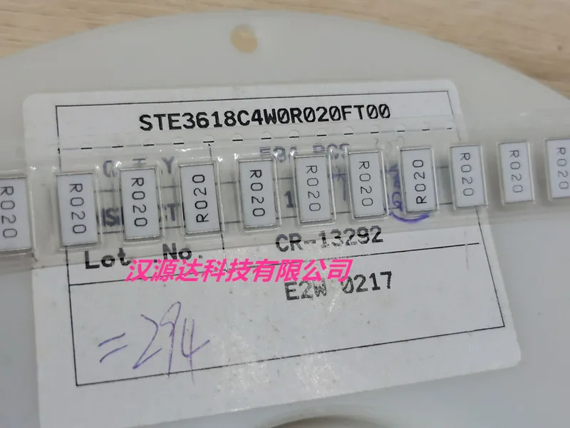 Original New 100% STE3618C4W0R020FT00 white sampling alloy resistance 7836-R020 0.02R 1% 4W (Inductor)
Original New 100% STE3618C4W0R020FT00 white sampling alloy resistance 7836-R020 0.02R 1% 4W (Inductor)
