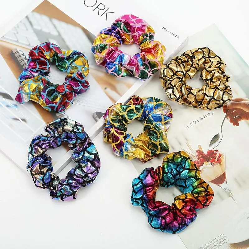 New Fashion Shiny Hair Scrunchies for Women Girls Mermaid Pattern Hair Ties Ponytail Holder Elastic Hair Bands Hair Accessories
New Fashion Shiny Hair Scrunchies for Women Girls Mermaid Pattern Hair Ties Ponytail Holder Elastic Hair Bands Hair Accessories