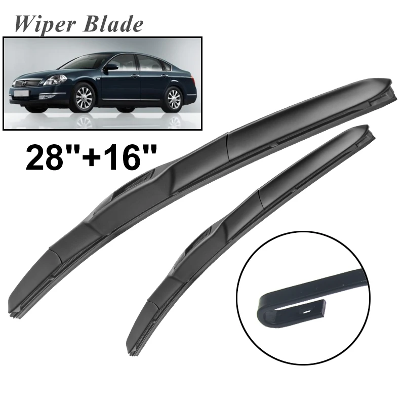Okowiper RHD & LHD Front Wiper Blades For Nissan Teana L33 2013 - 2018 Windshield Windscreen Front Window 28"+16"
Okowiper RHD & LHD Front Wiper Blades For Nissan Teana L33 2013 - 2018 Windshield Windscreen Front Window 28"+16"