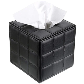 PU Leather Tissue Box Holder, Square Napkin Holder Pumping Paper Case Dispenser, Facial Tissue Holder with Magnetic Bottom for H
PU Leather Tissue Box Holder, Square Napkin Holder Pumping Paper Case Dispenser, Facial Tissue Holder with Magnetic Bottom for H