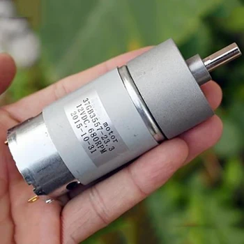 DC6-12V 340-680 rpm high power DIY 550 geared motor, with cooling fan and all-metal gear
DC6-12V 340-680 rpm high power DIY 550 geared motor, with cooling fan and all-metal gear