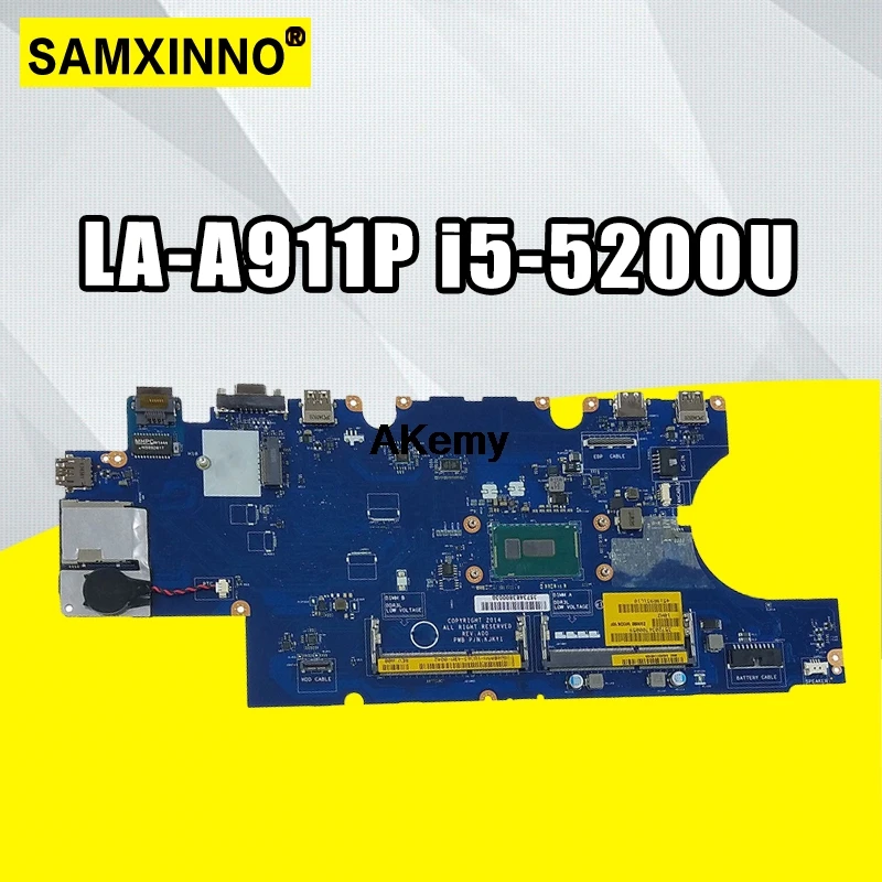 CN-0M5HV7 0M5HV7 ZAM80 LA-A911P MAIN BOARD For Dell Latitude 15 E5550 Laptop Motherboard I5-5200U CPU DDR3L
CN-0M5HV7 0M5HV7 ZAM80 LA-A911P MAIN BOARD For Dell Latitude 15 E5550 Laptop Motherboard I5-5200U CPU DDR3L