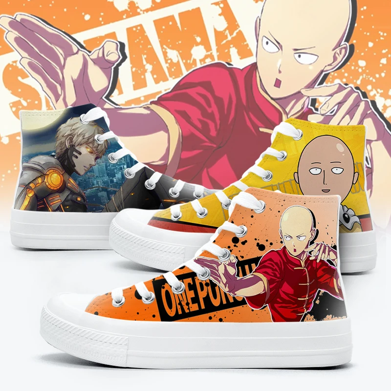 ONE PUNCH-MAN casual comfortable women and men college cos cosplay Anime cartoon students high help canvas shoes
ONE PUNCH-MAN casual comfortable women and men college cos cosplay Anime cartoon students high help canvas shoes