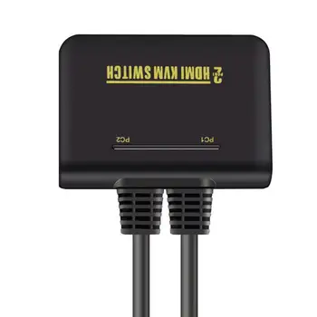 New 2 Port HDMI KVM Switch Converter with Cables for Keyboard Mouse Monitor Sharing
New 2 Port HDMI KVM Switch Converter with Cables for Keyboard Mouse Monitor Sharing