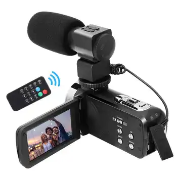 3 Inch Video Camera 1080P Vlogging Camcorder For Youbute Touch Screen 24MP 16X Digital Zoom Remote Control with Microphone
3 Inch Video Camera 1080P Vlogging Camcorder For Youbute Touch Screen 24MP 16X Digital Zoom Remote Control with Microphone