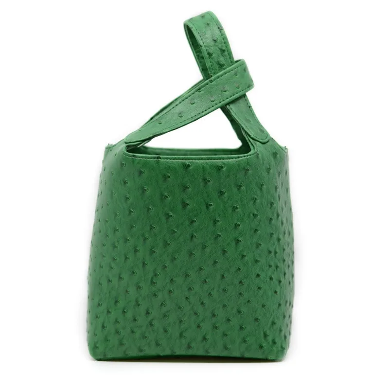 New Ostrich Pattern Handbag for Ladies with Leather Vegetable Basket Style Handbag In 2019
New Ostrich Pattern Handbag for Ladies with Leather Vegetable Basket Style Handbag In 2019