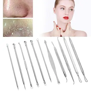 11pcs Acne Extractor Stainless Steel Pimple Needle Kit Face Care Blackhead Removal Tool Skin Face Care Tools Accessories
11pcs Acne Extractor Stainless Steel Pimple Needle Kit Face Care Blackhead Removal Tool Skin Face Care Tools Accessories