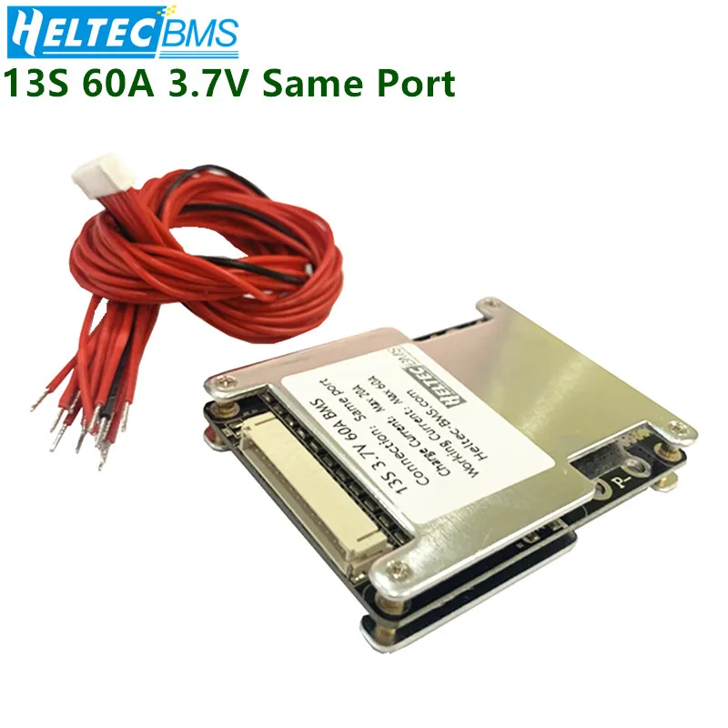 48V BMS 13S 60A Balance 3.7V Li-ion Battery Protection Board for 48V Electric bicycle and electric tools within 1200W
48V BMS 13S 60A Balance 3.7V Li-ion Battery Protection Board for 48V Electric bicycle and electric tools within 1200W