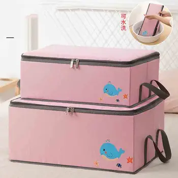 Oxford cloth Folding Storage Bag Clothes Blanket Quilt Closet Sweater Storage Box Box Non-woven Zipper Storage Bag Household
Oxford cloth Folding Storage Bag Clothes Blanket Quilt Closet Sweater Storage Box Box Non-woven Zipper Storage Bag Household