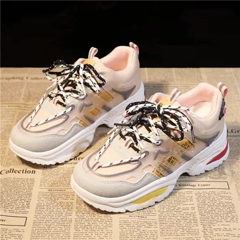New Trend Women Running Trainers Designer Pink Shoes For Woman Breathable Female Shoes Walking Thick Bottom Sports Shoes Girls
New Trend Women Running Trainers Designer Pink Shoes For Woman Breathable Female Shoes Walking Thick Bottom Sports Shoes Girls