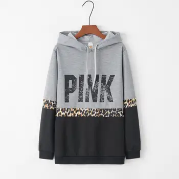 Sleeve leopard print panel Hoodie women's Plus Size 2XL casual loose Pullover autumn and winter top motorcycle street style
Sleeve leopard print panel Hoodie women's Plus Size 2XL casual loose Pullover autumn and winter top motorcycle street style