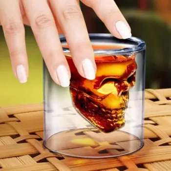 25ml 75ml 150ml 250ml Double Glass Transparent Crystal Skull Head Glass Cup For Whiskey Wine Vodka Bar Club Beer Wine Glass
25ml 75ml 150ml 250ml Double Glass Transparent Crystal Skull Head Glass Cup For Whiskey Wine Vodka Bar Club Beer Wine Glass
