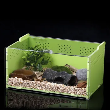 Acrylic Pet Box Reptile Pet Box Reptile Breeding Box Pet Box High Transparent Magnetic and Beautiful Box Pet Climbing Terrarium
Acrylic Pet Box Reptile Pet Box Reptile Breeding Box Pet Box High Transparent Magnetic and Beautiful Box Pet Climbing Terrarium