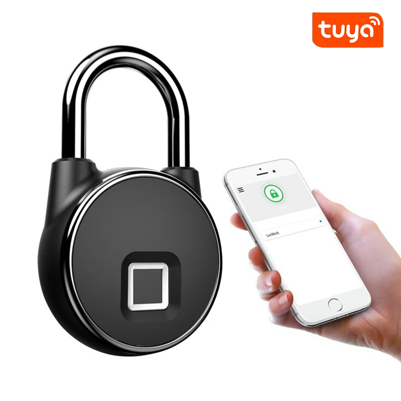 Tuya Smart Lock Fingerprint Padlock Smart Padlock Cabinet Lock Dormitory Anti-Theft Lock USB Rechargeable Security Keyless Lock
Tuya Smart Lock Fingerprint Padlock Smart Padlock Cabinet Lock Dormitory Anti-Theft Lock USB Rechargeable Security Keyless Lock