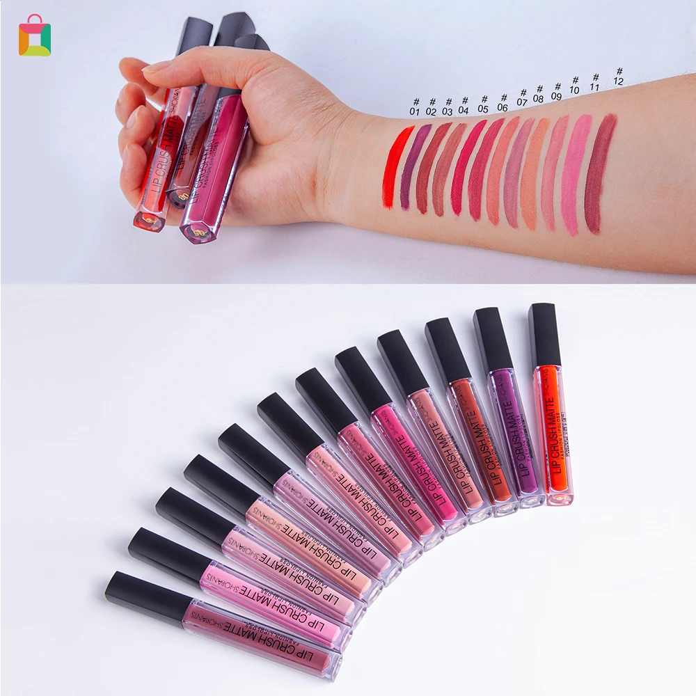 ShopAnts 12 Colors Matte Liquid Lipstick Long-lasting Non-stick Cup Waterproof Lip Gloss BB2
ShopAnts 12 Colors Matte Liquid Lipstick Long-lasting Non-stick Cup Waterproof Lip Gloss BB2