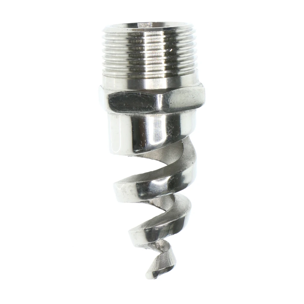 Stainless Steel Spiral Cone Spray Water Nozzle Sprinkler Heads 0.25inch for Dust Removal Fire Fighting Spraying Cleaning Stainless Steel Spiral Cone Spray Water Nozzle Sprinkler Heads 0.25inch for Dust Removal Fire Fighting Spraying Cleaning