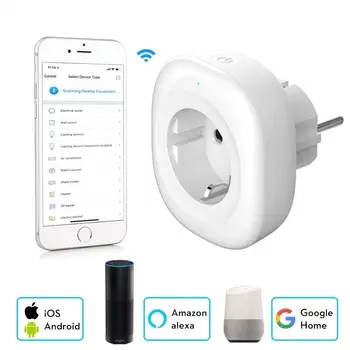 Mini Wifi Smart Socket EU Power Plug Mobile APP Remote Control USB Output New(EU PLUG)
Mini Wifi Smart Socket EU Power Plug Mobile APP Remote Control USB Output New(EU PLUG)