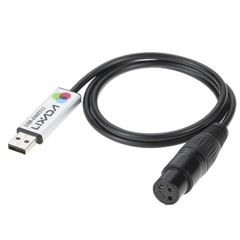 Lixada USB to DMX Interface Adapter Cable 106cm Length Stage Light PC DMX512 Controller Dimmer DMX USB Signal Conversion
Lixada USB to DMX Interface Adapter Cable 106cm Length Stage Light PC DMX512 Controller Dimmer DMX USB Signal Conversion