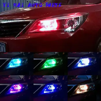 Car styling 12V Car RGB LED T10 W5W LED RGB 5050 SMD Signal Lamp Reading Wedge Light Car Interior Decorative Lights Remote
Car styling 12V Car RGB LED T10 W5W LED RGB 5050 SMD Signal Lamp Reading Wedge Light Car Interior Decorative Lights Remote
