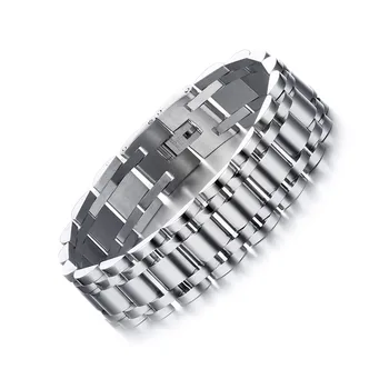 Hot Fashion Punk Metal Watch Band Style Solid Stainless Steel Bracelet Men Link Gold Silver Color Chain Bracelets Bangles Gift
Hot Fashion Punk Metal Watch Band Style Solid Stainless Steel Bracelet Men Link Gold Silver Color Chain Bracelets Bangles Gift