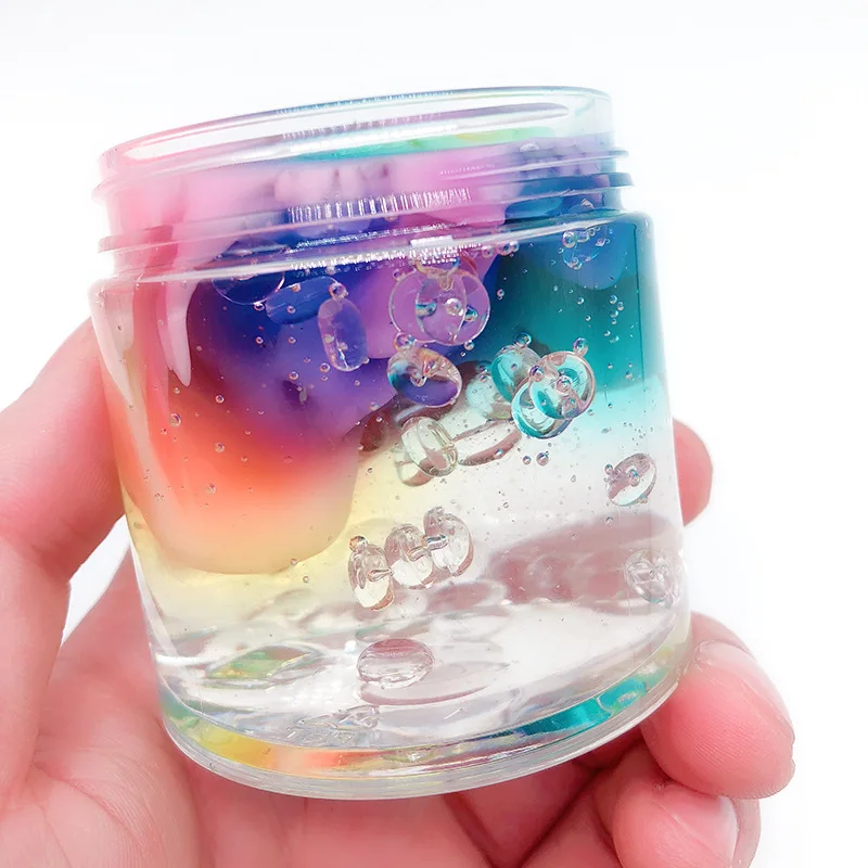 Rainbow Crystal Mud Mixed Cloud Colored Crystal Mud Poking Milk Mud Decompression Magic Toy
Rainbow Crystal Mud Mixed Cloud Colored Crystal Mud Poking Milk Mud Decompression Magic Toy