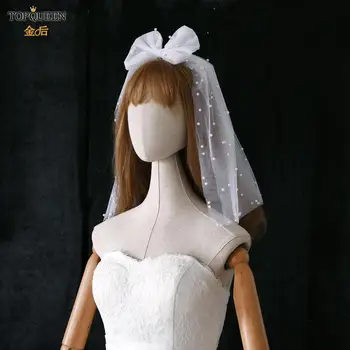 TOPQUEEN Bridal Veil with Comb Pearl Veils for Brides White Bow Veil for Girls Ivory Veil with Pearls Wedding Veil VP04
TOPQUEEN Bridal Veil with Comb Pearl Veils for Brides White Bow Veil for Girls Ivory Veil with Pearls Wedding Veil VP04