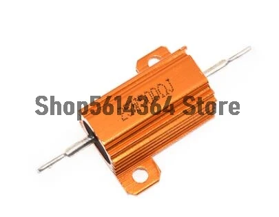 25W Power 5% 0.1R/1R/3R/4R/5R/8R/10R/20R/100R/200R/500R/1KR/5KR/10KR Ohm Resistance Value Aluminum Resistor 
25W Power 5% 0.1R/1R/3R/4R/5R/8R/10R/20R/100R/200R/500R/1KR/5KR/10KR Ohm Resistance Value Aluminum Resistor