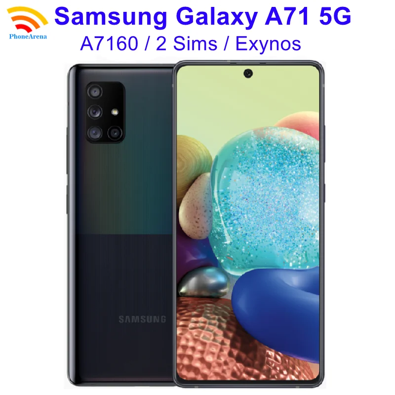 Фото Samsung Galaxy A71 телефон экран 6 7 дюймов Восьмиядерный 8 ГБ + 128 | Мобильные телефоны и