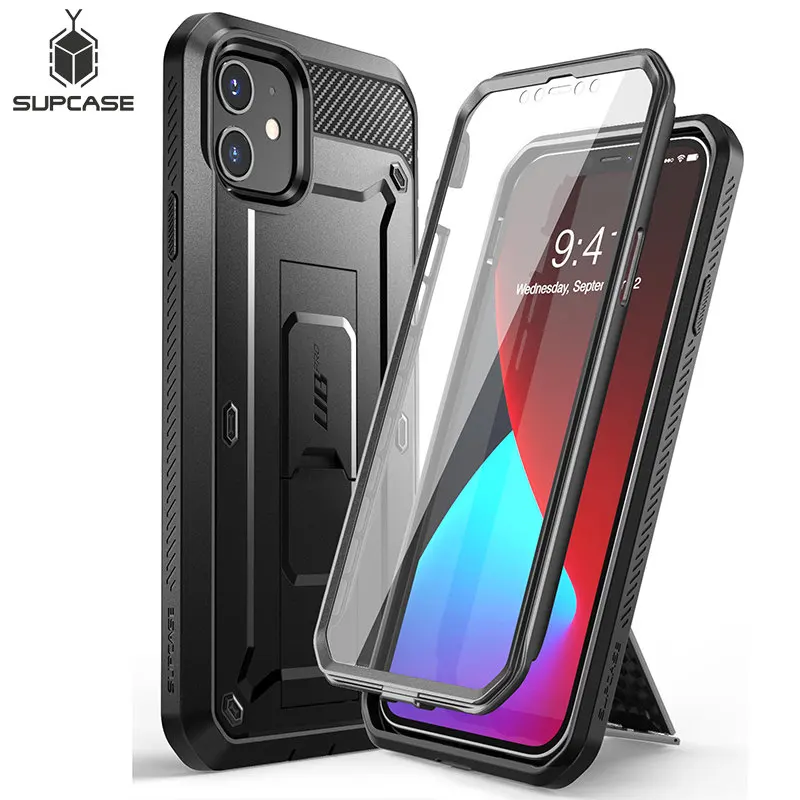 

SUPCASE For iPhone 12 Mini Case 5.4 inch (2020) UB Pro Full-Body Rugged Holster Cover with Built-in Screen Protector & Kickstand