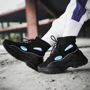 Chunky Platform Sneakers Socks for Women Sports Shoes 2020 High Top Women's Sport Shoes Ladies Running Shoes Black Massive E-378
Chunky Platform Sneakers Socks for Women Sports Shoes 2020 High Top Women's Sport Shoes Ladies Running Shoes Black Massive E-378