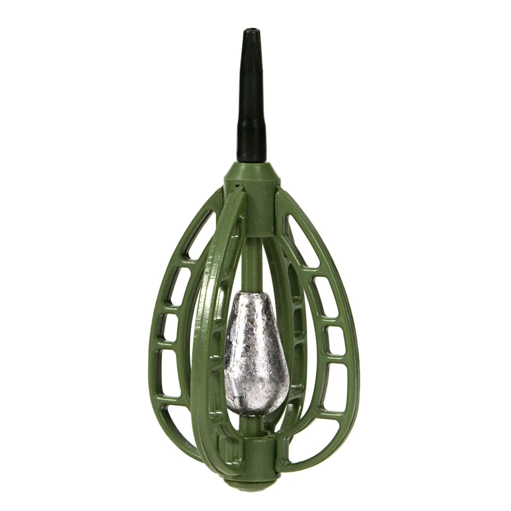 Fishing Feeder Lead Sinker Lure Holder Rocket Bait Cage Carp Bait Trap Cage 20g-50g Fishing Feeder Lead Sinker Lure Holder Rocket Bait Cage Carp Bait Trap Cage 20g-50g