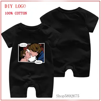 star wars rebel kiss princess leia lovers printed romper cotton Baby romper clothing One Piece Clothes girl and boy jumpsuits 
star wars rebel kiss princess leia lovers printed romper cotton Baby romper clothing One Piece Clothes girl and boy jumpsuits