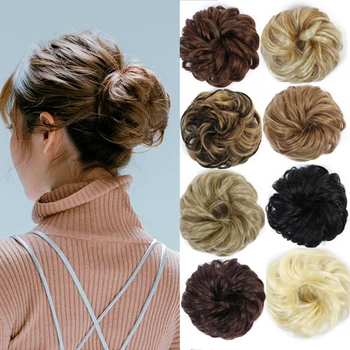 DIANQI style Synthetic hair elastic chignons scrunchie extensions ribbon updo packages hairpieces donut bun for brides
DIANQI style Synthetic hair elastic chignons scrunchie extensions ribbon updo packages hairpieces donut bun for brides