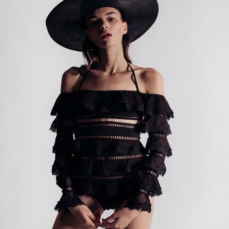 Black pink swimsuit swimwear High -Waisted lace Bikini Sets Sexy Lace Up Two Pieces Swimwears Women 2020 Beach Bathing Suits lon
Black pink swimsuit swimwear High -Waisted lace Bikini Sets Sexy Lace Up Two Pieces Swimwears Women 2020 Beach Bathing Suits lon