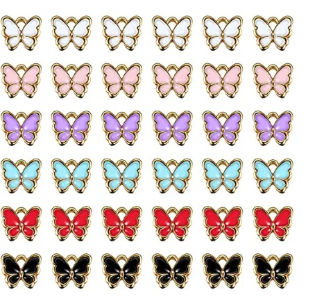 10pcs Drop Oil Butterfly Shape Single-sided Simple Earrings Pendant Alloy Multicolor Butterfly DIY Necklace Jewelry Pendant
10pcs Drop Oil Butterfly Shape Single-sided Simple Earrings Pendant Alloy Multicolor Butterfly DIY Necklace Jewelry Pendant