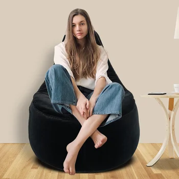 Micro Velvet Fabric Bean Bag Lazy Sofa Cover Lounger Chair Sofa Seat Living Room Furniture Without Filler Pouf Puff Couch Tatami
Micro Velvet Fabric Bean Bag Lazy Sofa Cover Lounger Chair Sofa Seat Living Room Furniture Without Filler Pouf Puff Couch Tatami