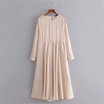 2020 Spring Women's New French Rural Wind Round Neck Long Sleeve Loose Thin Thin Wavelet Long Elegant Dress
2020 Spring Women's New French Rural Wind Round Neck Long Sleeve Loose Thin Thin Wavelet Long Elegant Dress