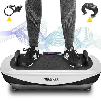 Merax 4D vibration plate machine, 430W triple motor with push-up handles,LCD display,Resistance Bands
Merax 4D vibration plate machine, 430W triple motor with push-up handles,LCD display,Resistance Bands